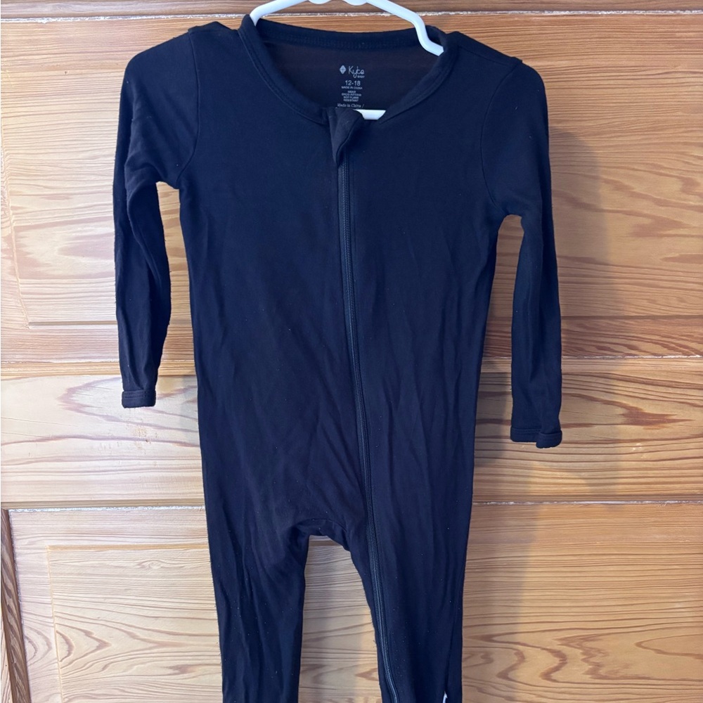 Kyte BABY Black Kids One Piece Footie